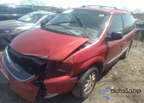 2001 Chrysler Town & Country Lxi from USA, damaged, VIN 2C4GP54L01R285544